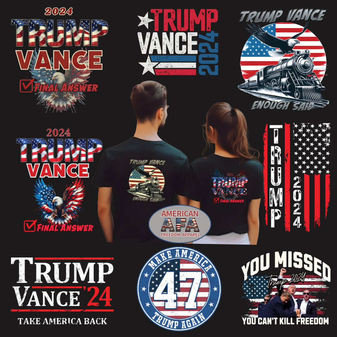 Trump Vance Trump Train 2024 Enough Said Red White & Blue Pullover Hoodie #H20248