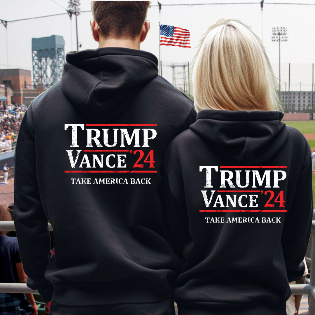 Trump Vance 2024 Take America Back Pullover Hoodie #H20241