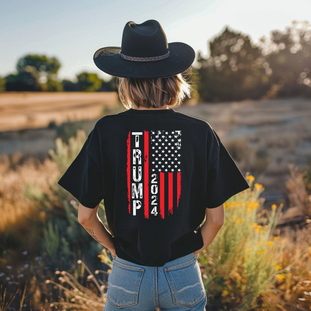 Trump Flag 2024 Short Sleeve Tee #20242